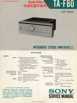 Sony-TAF80-int-sm维修电路原理图.pdf