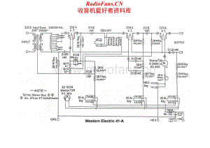 WesternElectric-WE41A-amp-sch维修电路原理图.pdf