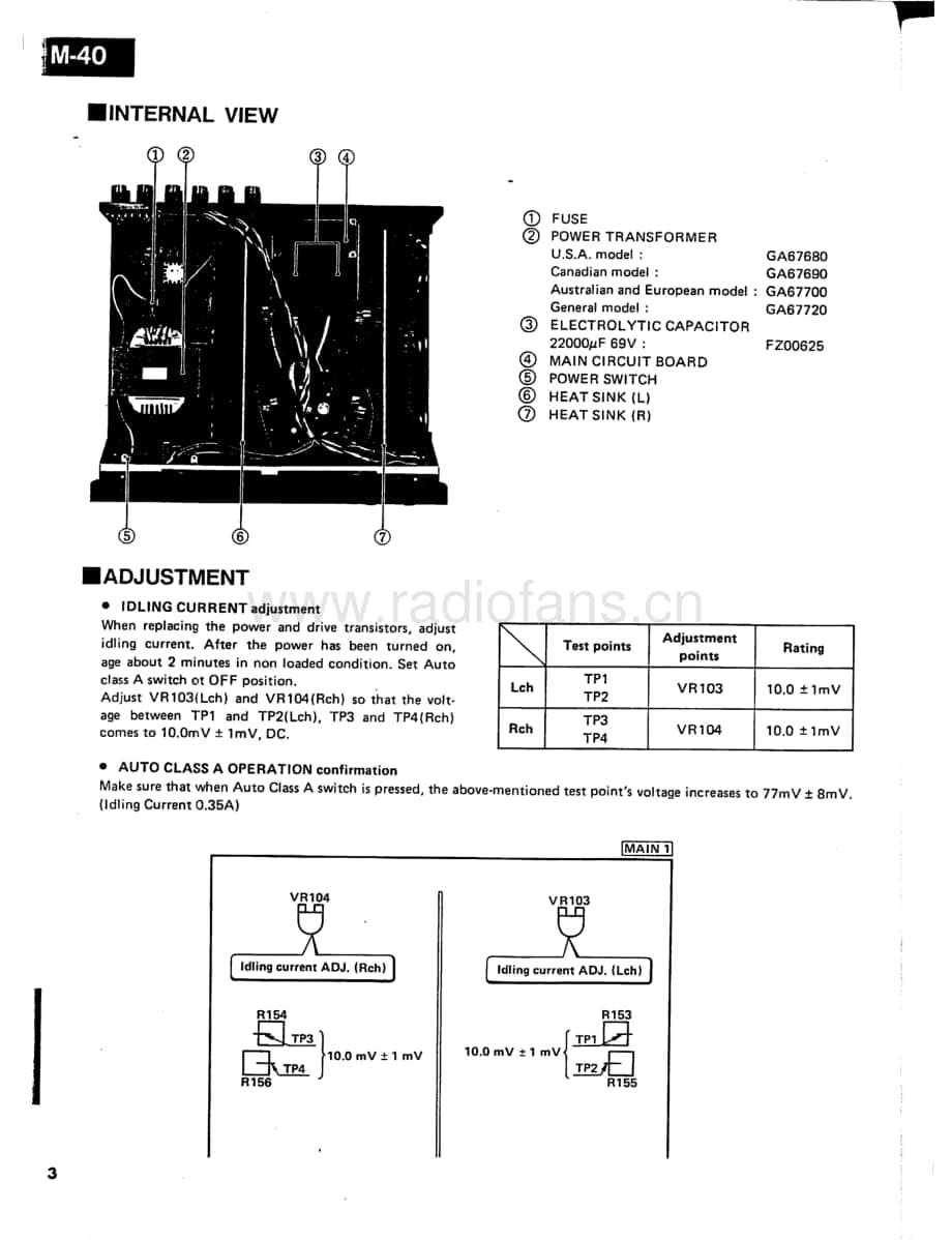 Yamaha-M40-pwr-sch维修电路原理图.pdf_第3页