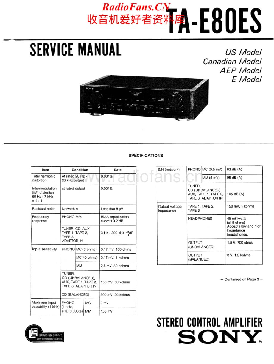 Sony-TAE80ES-pre-sm维修电路原理图.pdf_第1页