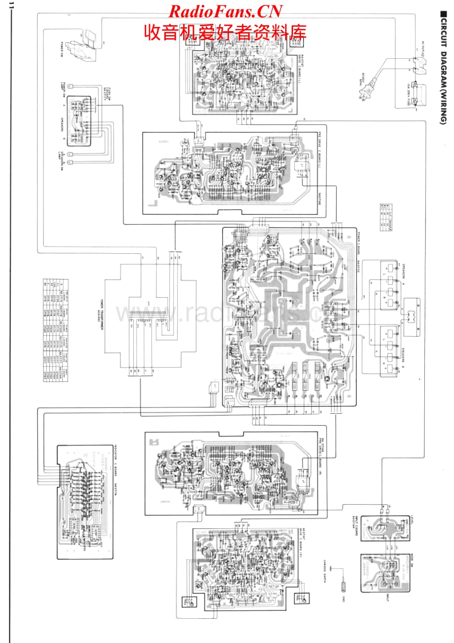 Yamaha-M4-pwr-sch维修电路原理图.pdf_第1页