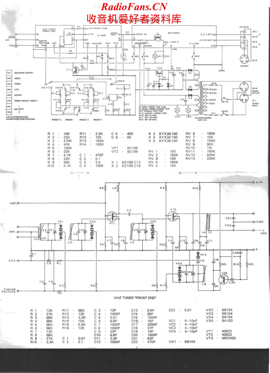 Sugden-R21-tun-sch维修电路原理图.pdf_第2页