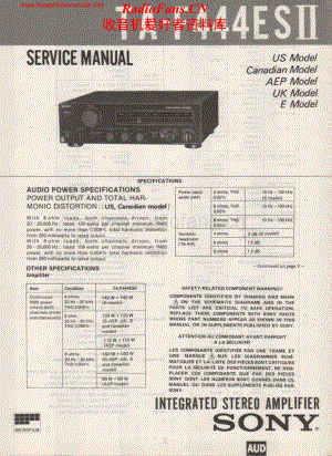 Sony-TAF444ESll-int-sm维修电路原理图.pdf