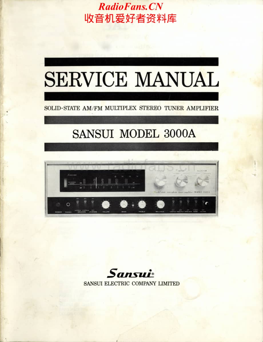 Sansui-3000A-rec-sm维修电路原理图.pdf_第1页