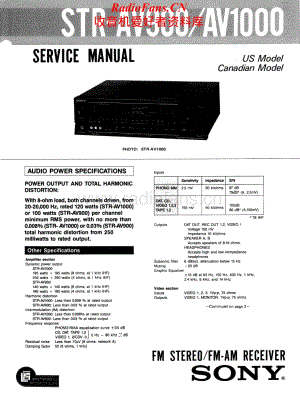 Sony-STRAV1000-avr-sm维修电路原理图.pdf