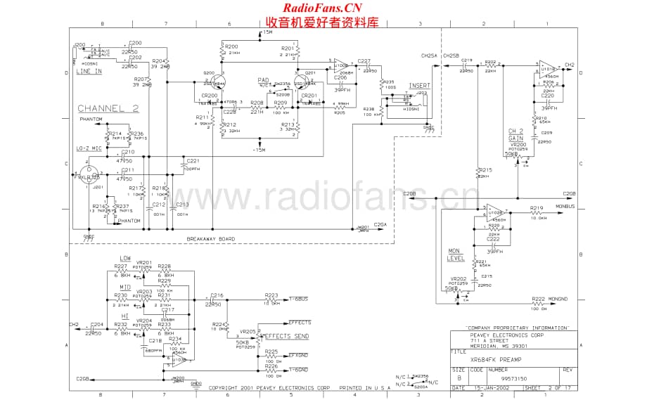 Peavey-XR684FK-pre-sch维修电路原理图.pdf_第2页