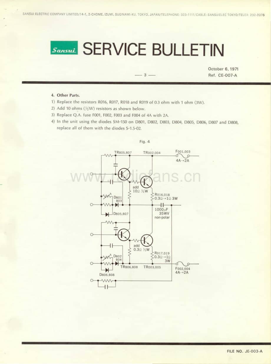 Sansui-3000A-rec-si维修电路原理图.pdf_第3页