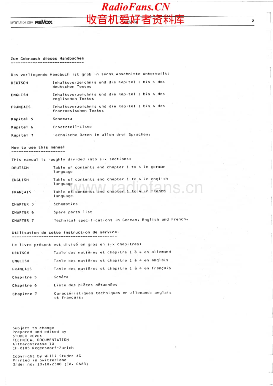 Revox-B261-tun-sm维修电路原理图.pdf_第2页