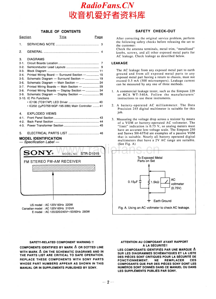 Sony-STRD1015-int-sm维修电路原理图.pdf_第2页