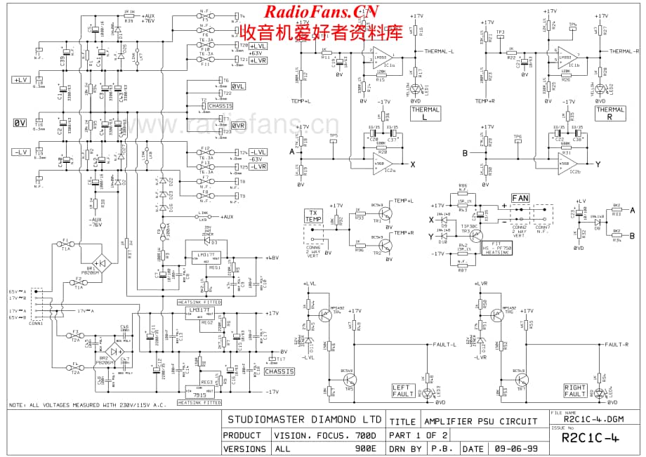 Studiomaster-900E-pwr-sch维修电路原理图.pdf_第1页