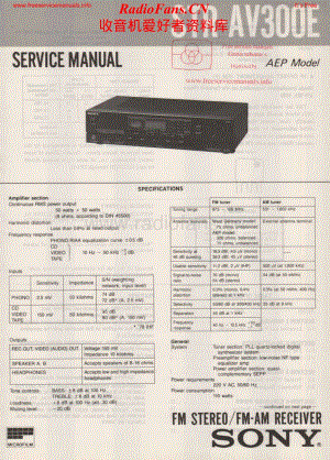 Sony-STRAV300E-rec-sm维修电路原理图.pdf