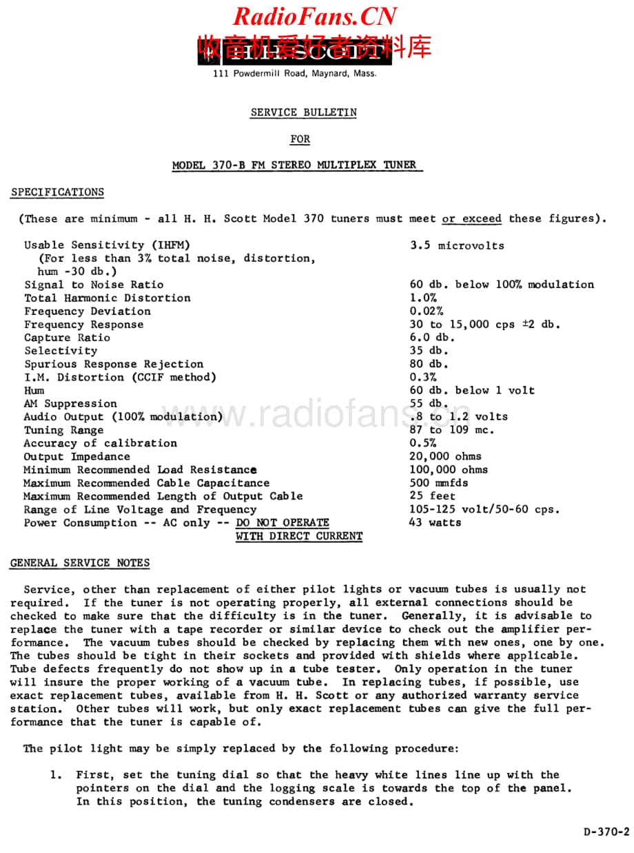 Scott-370B-tun-sch维修电路原理图.pdf_第1页