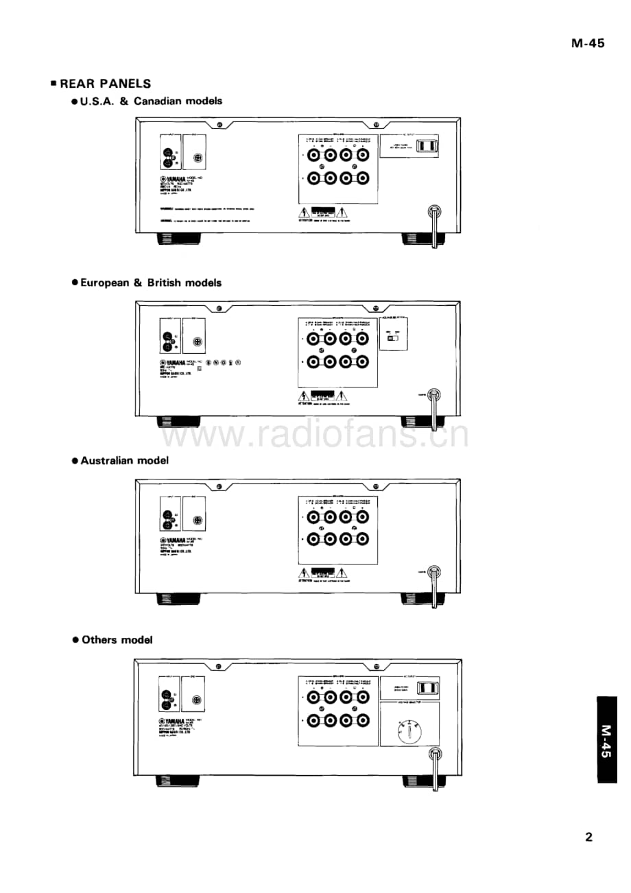 Yamaha-M45-pwr-sm维修电路原理图.pdf_第3页