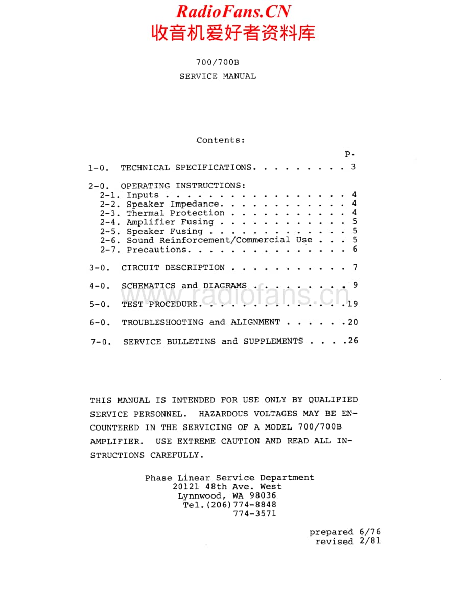 PhaseLinear-700-pwr-sm维修电路原理图.pdf_第2页