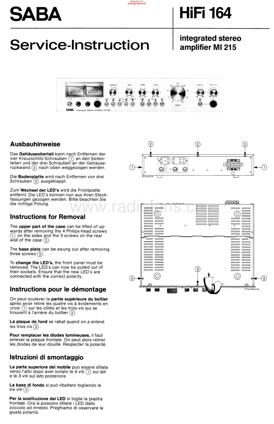 Saba-MI215-int-sm维修电路原理图.pdf_第1页