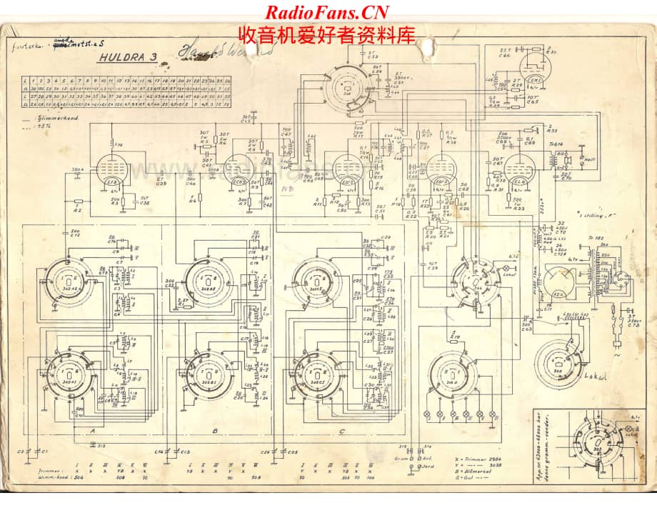 Tandberg-Huldra3-rec-sch维修电路原理图.pdf_第1页