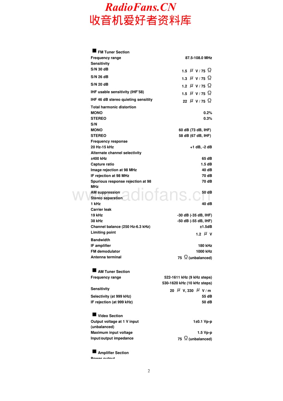 Technics-SADX1050-avr-sm维修电路原理图.pdf_第2页