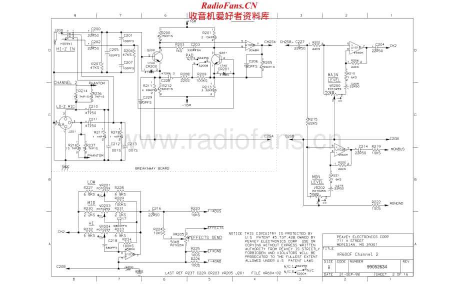 Peavey-XR600F-pre-sch维修电路原理图.pdf_第2页