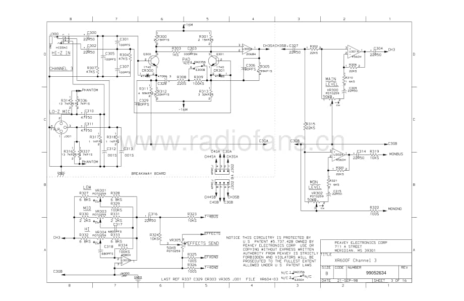 Peavey-XR600F-pre-sch维修电路原理图.pdf_第3页