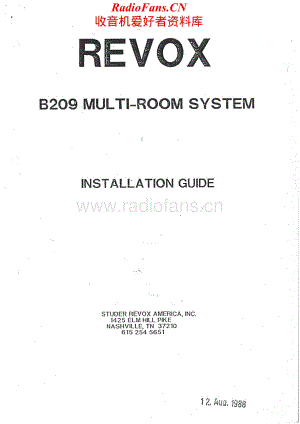 Revox-B209-mrs-info维修电路原理图.pdf