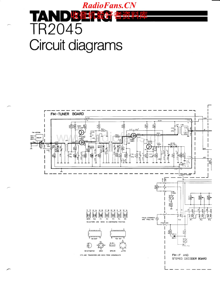 Tandberg-TR2045-rec-sch维修电路原理图.pdf_第1页