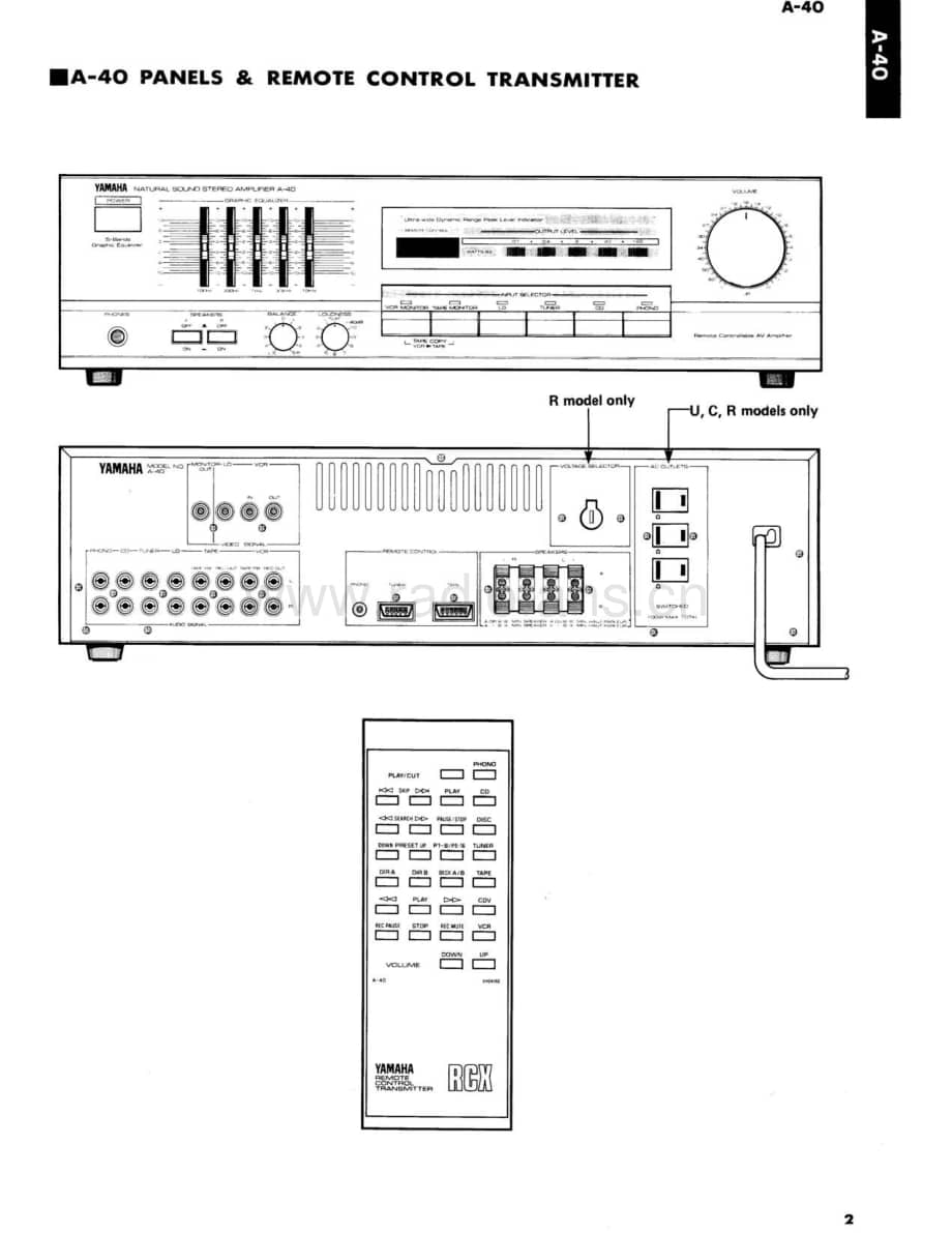 Yamaha-A40-int-sm维修电路原理图.pdf_第3页