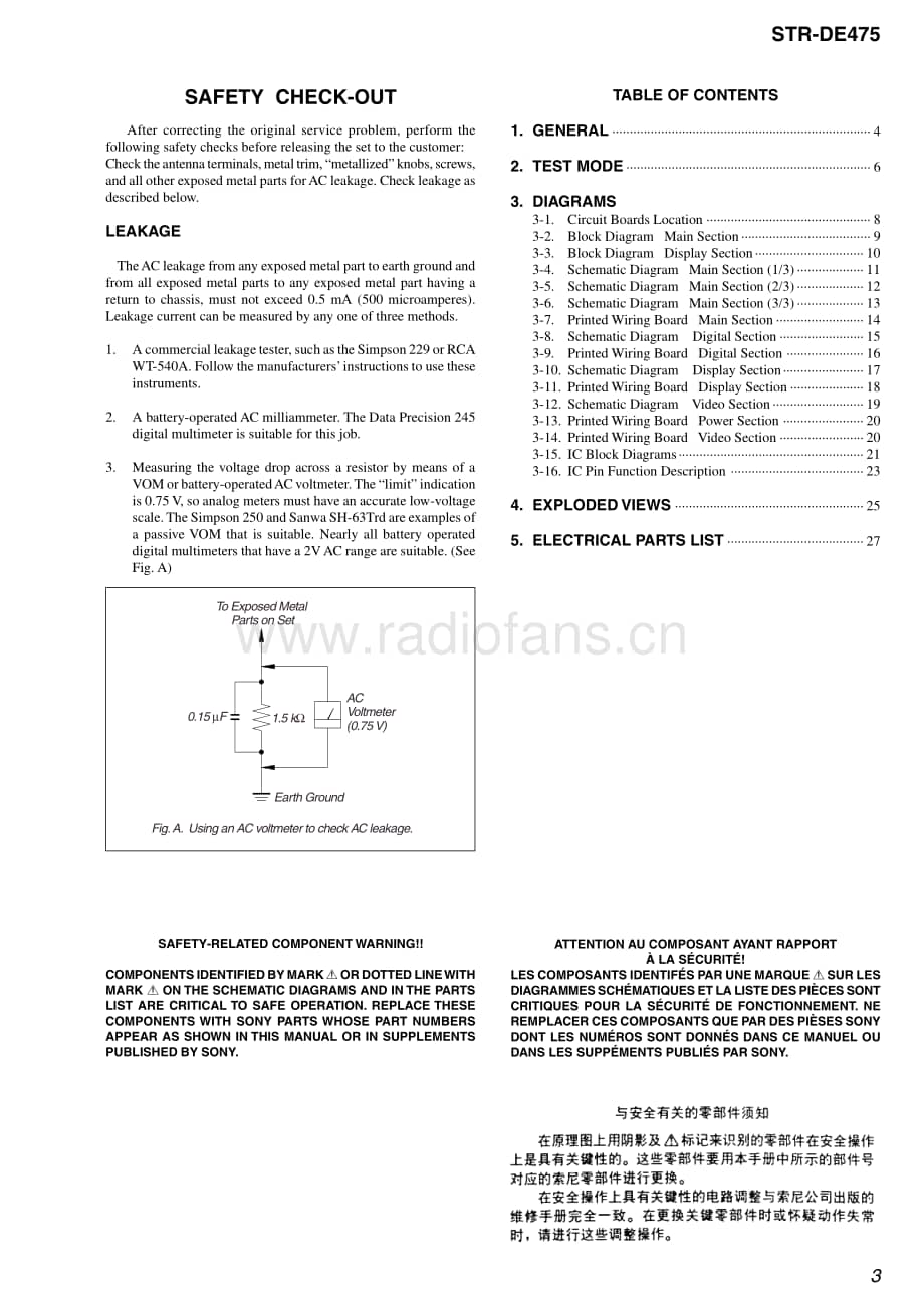 Sony-STRDE475-rec-sm维修电路原理图.pdf_第3页