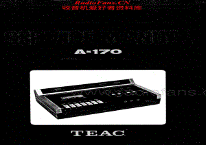 Teac-A170-tape-sm维修电路原理图.pdf