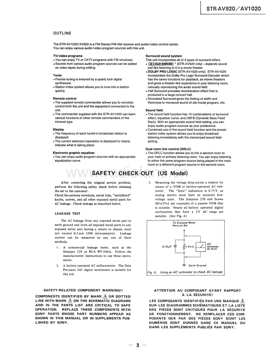 Sony-STRAV1020-avr-sm维修电路原理图.pdf_第3页