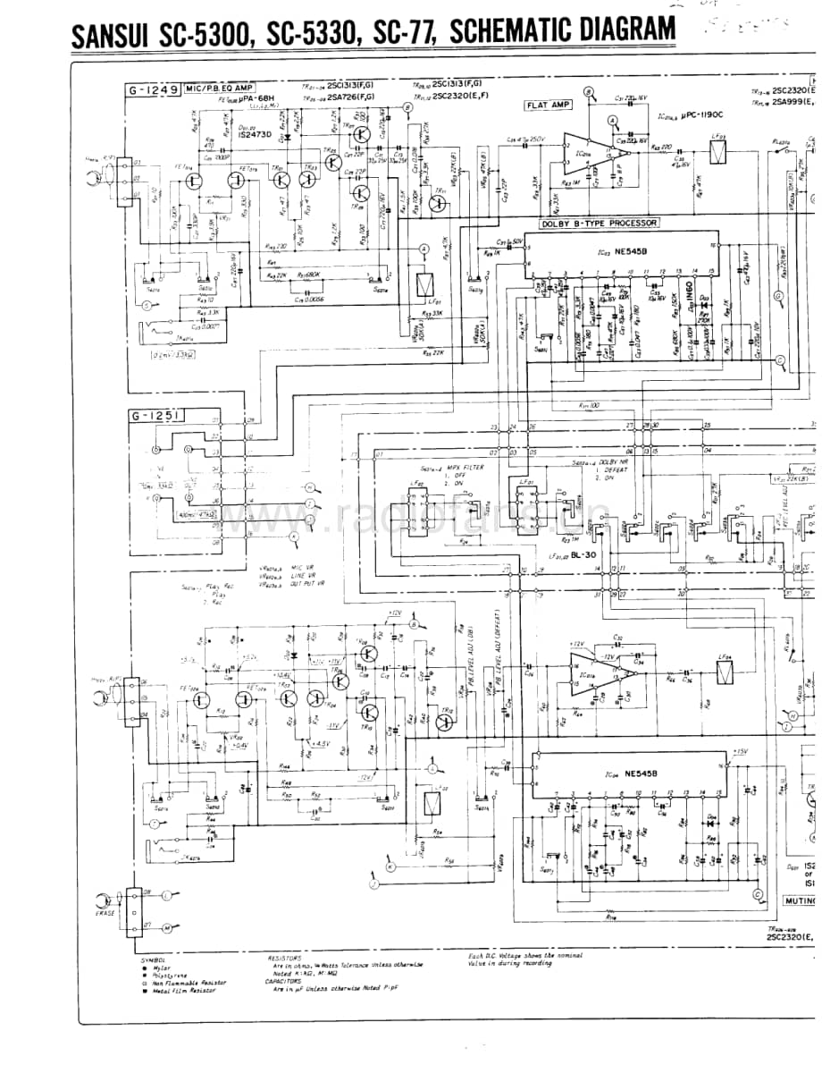 Sansui-SC5300-tape-sch维修电路原理图.pdf_第3页