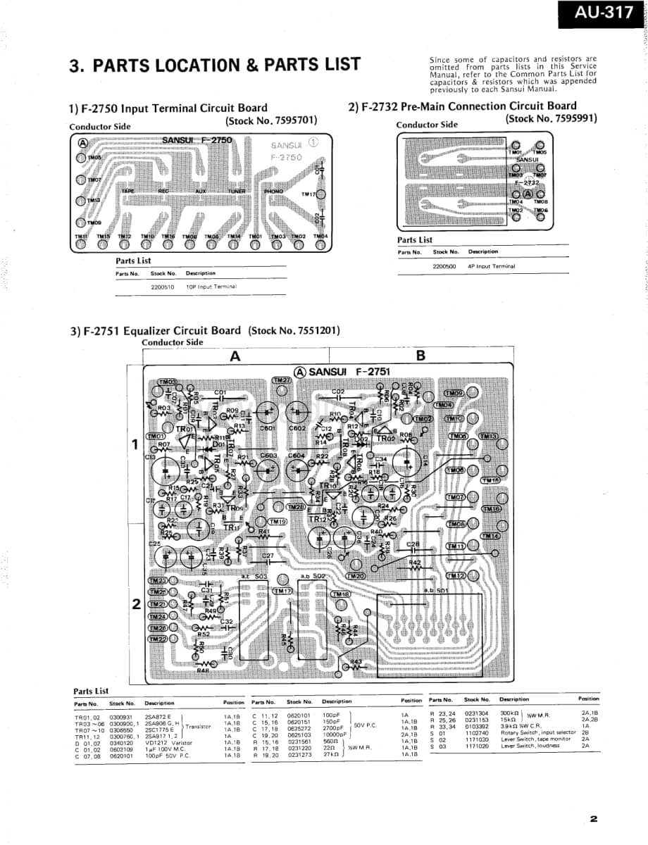 Sansui-AU317-int-sm维修电路原理图.pdf_第3页