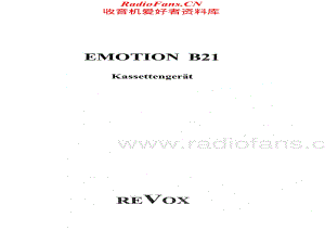 Revox-B21-tape-sm维修电路原理图.pdf