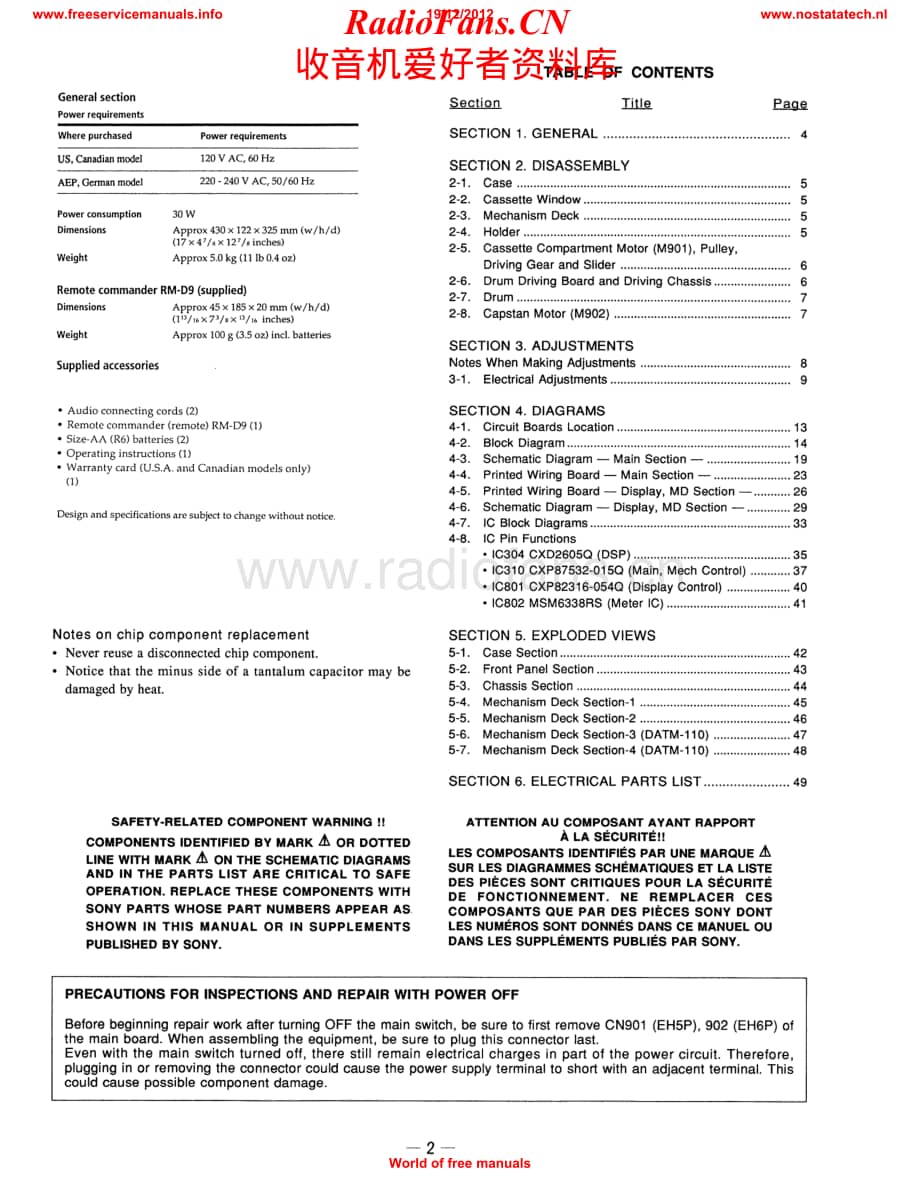 Sony-DTC790-tape-sm维修电路原理图.pdf_第2页