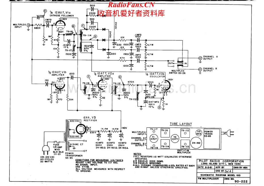 Pilot-100-mpx-sch维修电路原理图.pdf_第1页