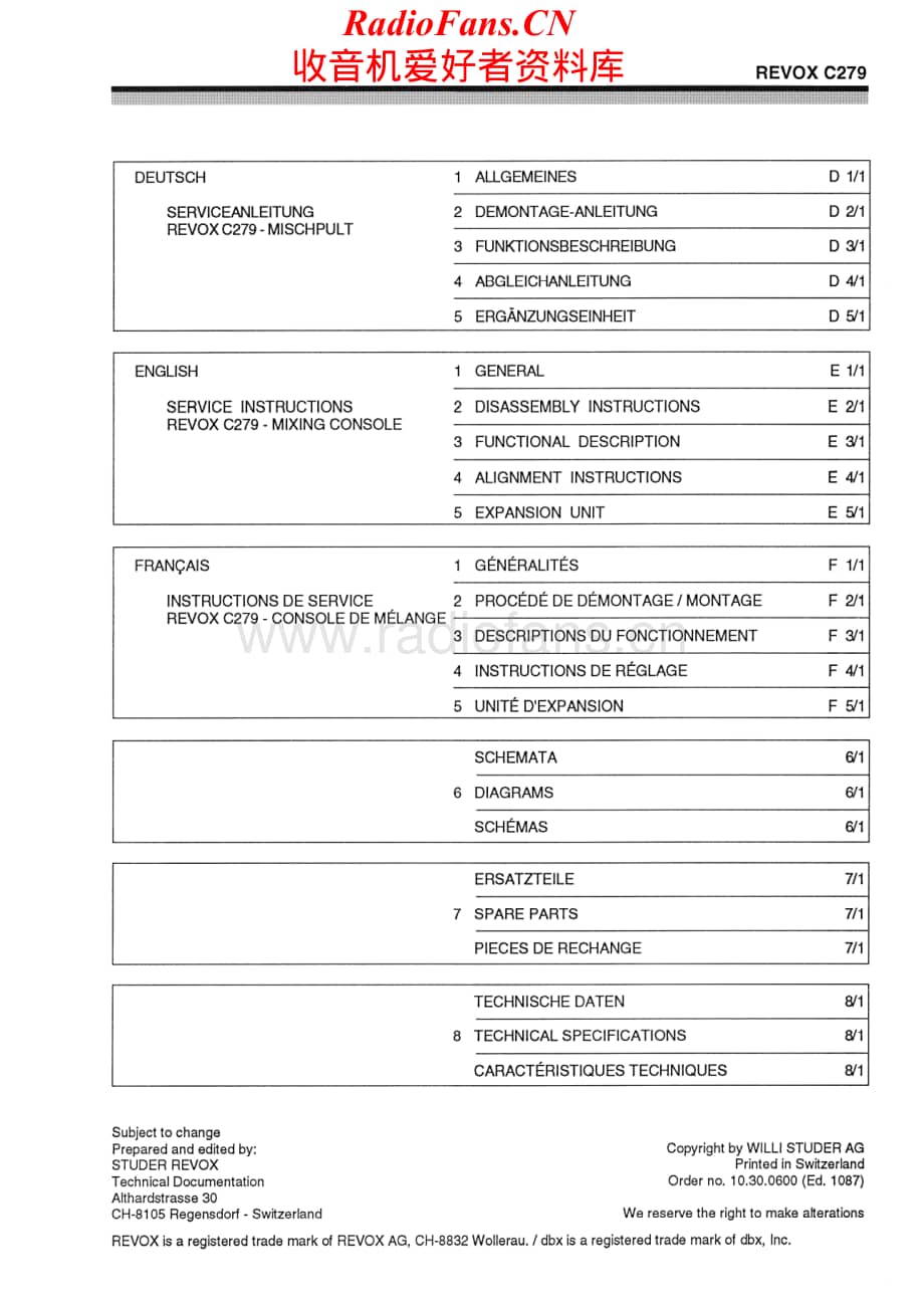 Revox-C279-mix-sm维修电路原理图.pdf_第2页