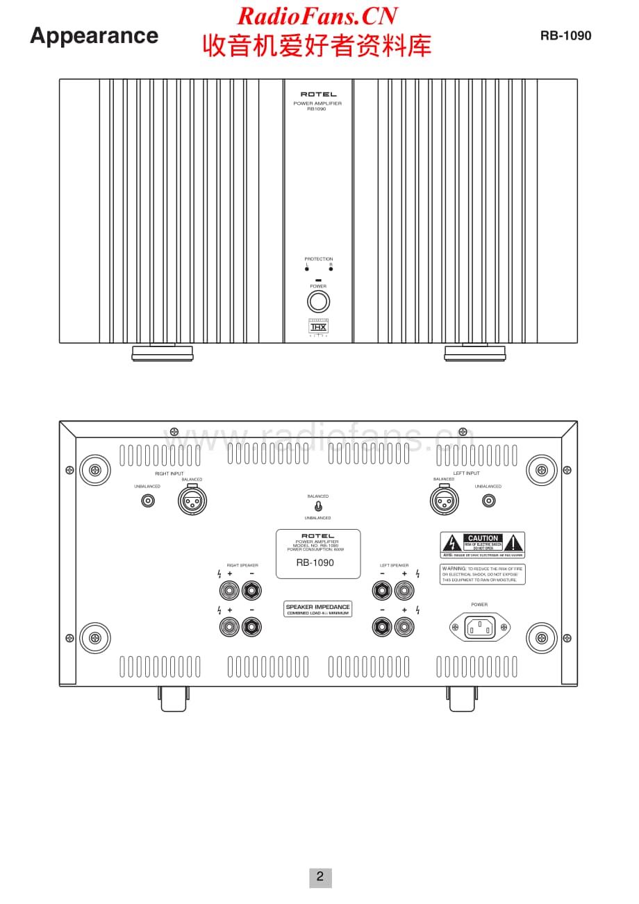 Rotel-RB1090-pwr-sm维修电路原理图.pdf_第2页