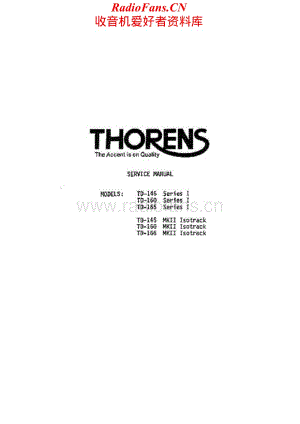 Thorens-TD165.1-tt-sm维修电路原理图.pdf