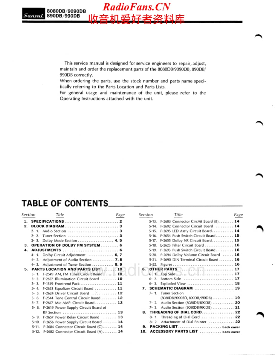 Sansui-8080DB-rec-sm维修电路原理图.pdf_第2页