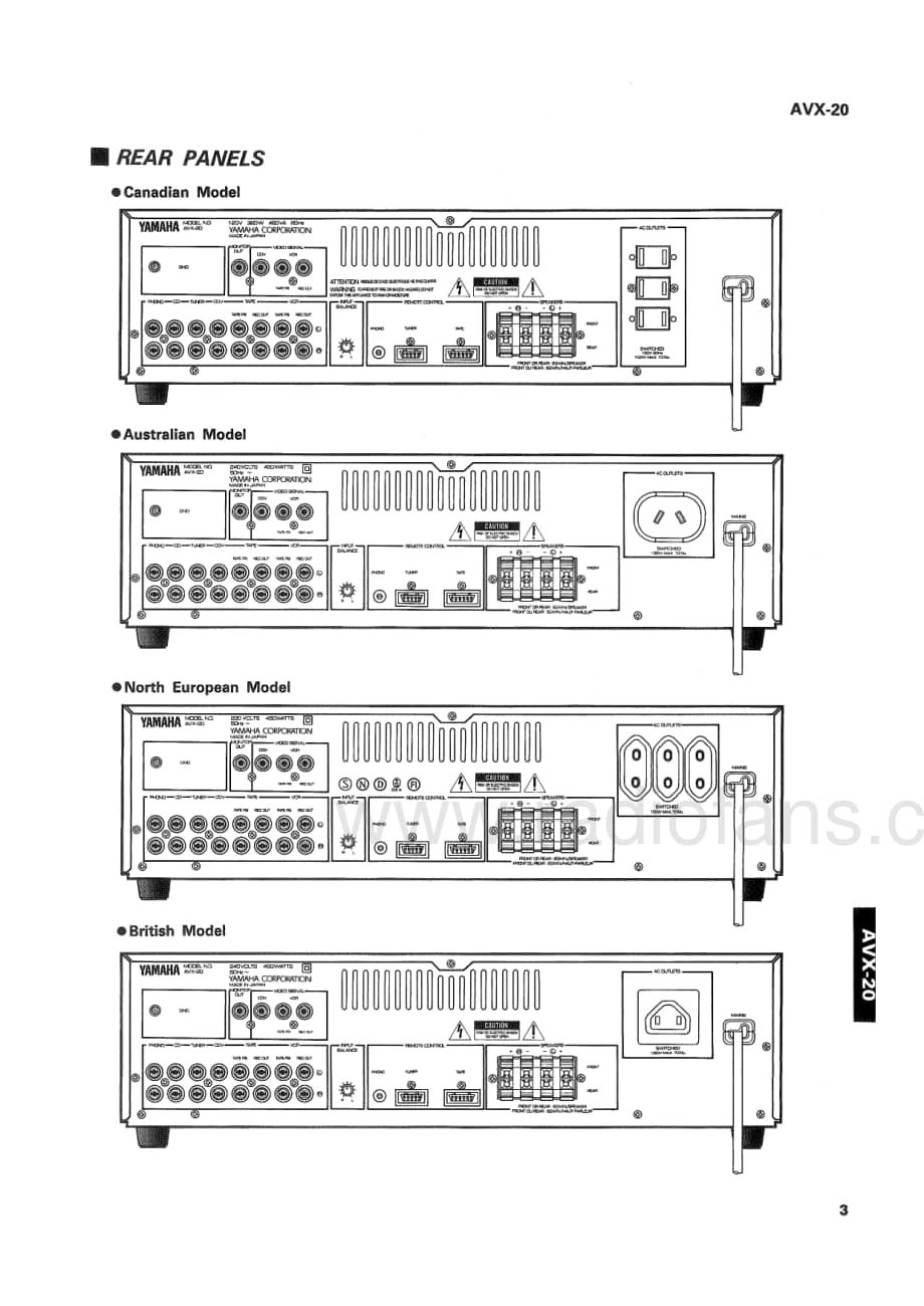 Yamaha-AVX20-int-sm维修电路原理图.pdf_第3页