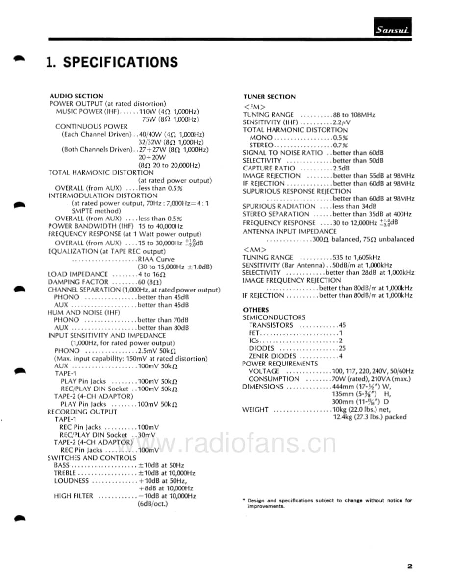 Sansui-661-rec-sm维修电路原理图.pdf_第3页