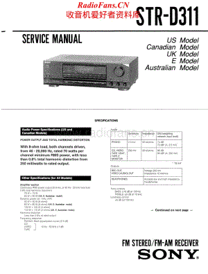 Sony-STRD311-rec-sm维修电路原理图.pdf