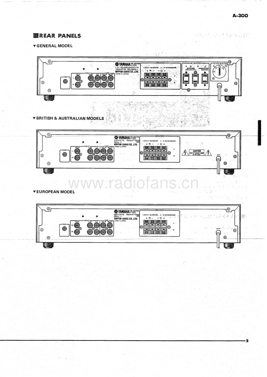 Yamaha-A300-int-sm维修电路原理图.pdf_第3页