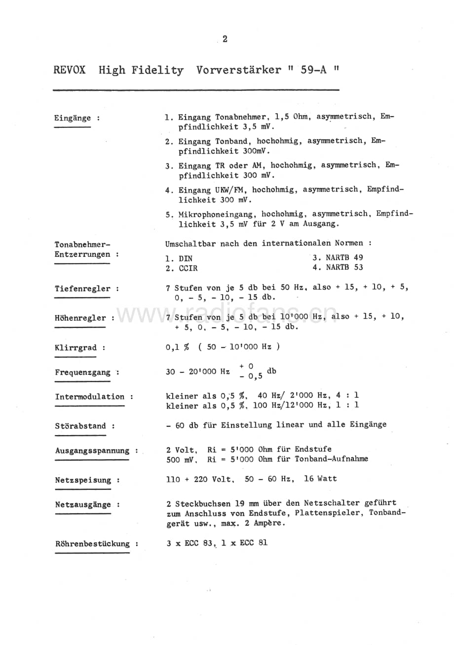 Revox-Model59E-int-sch维修电路原理图.pdf_第3页