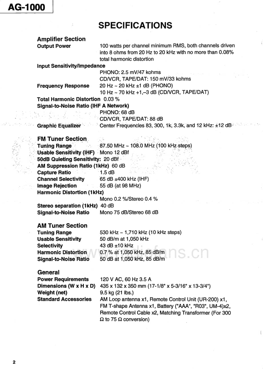 Teac-AG1000-rec-sm维修电路原理图.pdf_第3页