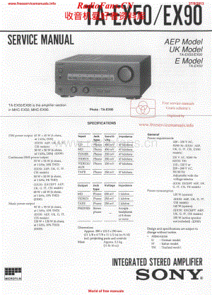 Sony-TAEX50-int-sm维修电路原理图.pdf