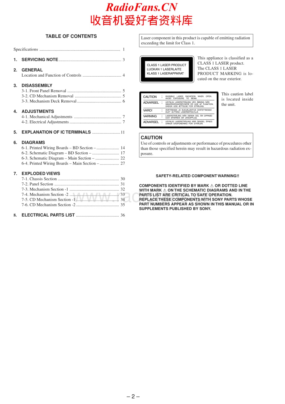 Sony-TXDRE210-cd-sm维修电路原理图.pdf_第2页