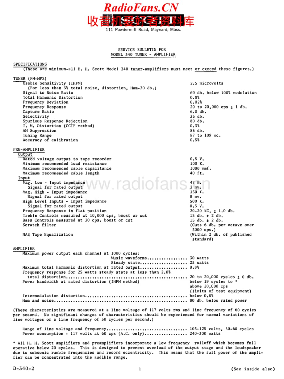 Scott-340-tun-sch维修电路原理图.pdf_第1页