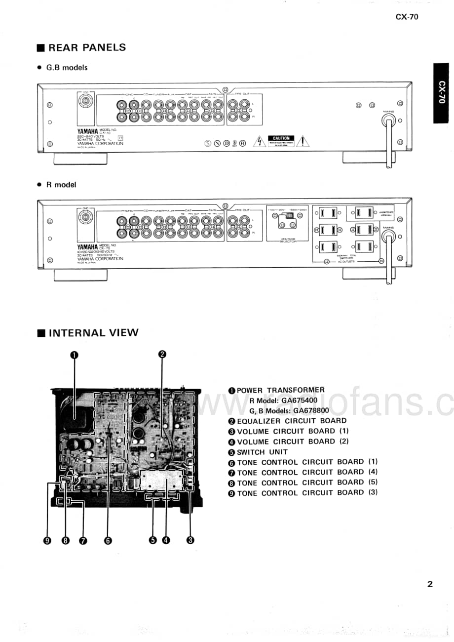 Yamaha-CX70-pre-sm维修电路原理图.pdf_第3页