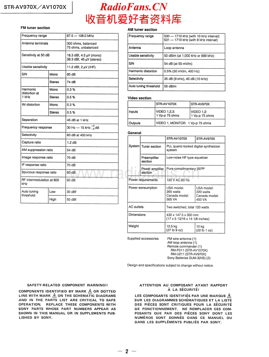 Sony-STRRAV1070X-rec-sm维修电路原理图.pdf_第2页