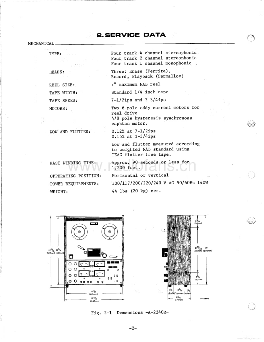 Teac-A2340R-tape-sm维修电路原理图.pdf_第3页